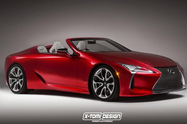 La lexus lc 500 deja imaginee en cabriolet 