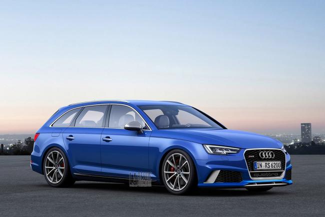 Audi rs4 on a imagine le break et la berline 