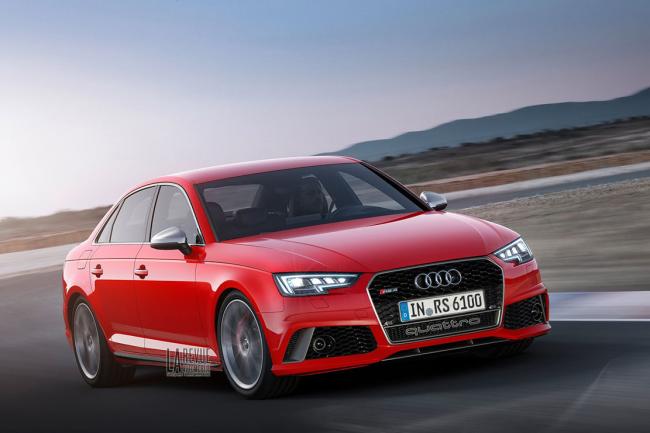 Audi rs4 on a imagine le break et la berline 