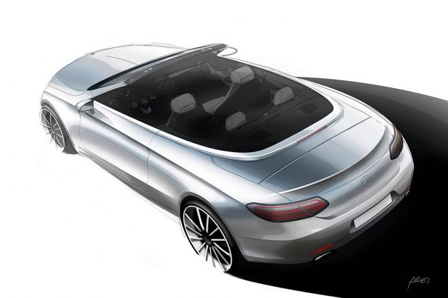 La mercedes classe c cabriolet en approche nous l avons imaginee 