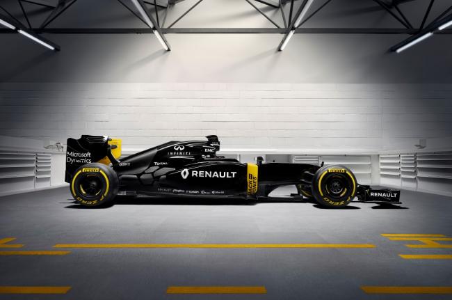 Formule 1 renault devoile sa monoplace rs16 et ses pilotes 