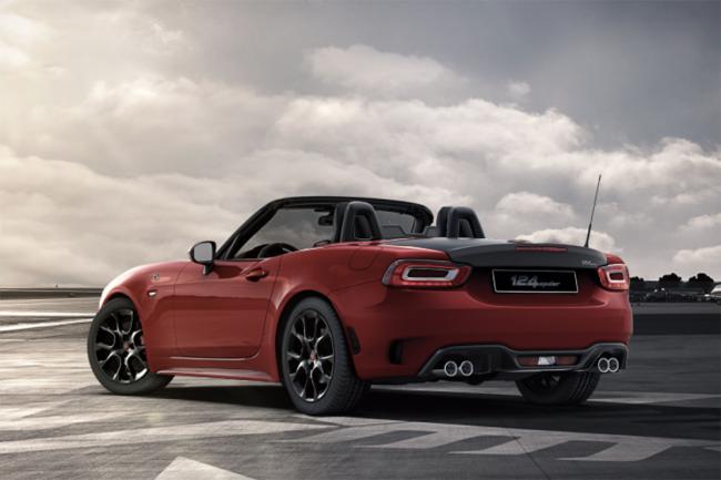 Le configurateur de l abarth 124 spider est en ligne 