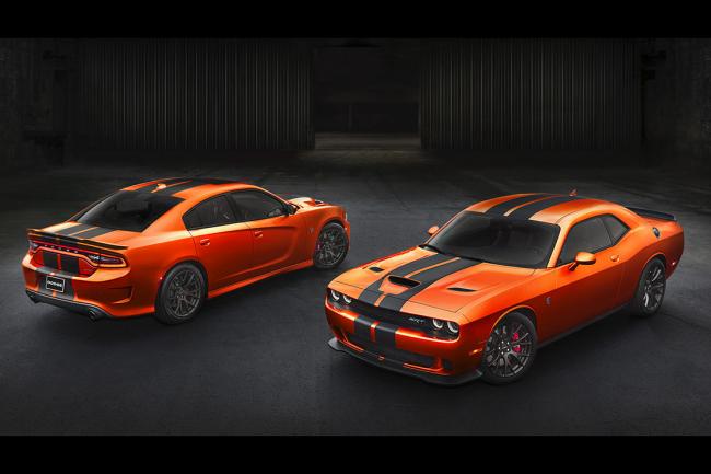 Dodge ressort l orange go mango pour les charger et challenger srt 