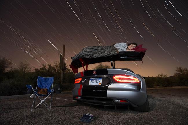 Dodge viper acr ideale pour dormir a la bonne etoile 