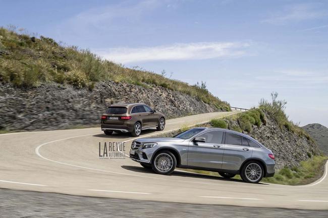 Mercedes glc coupe on a imagine ses lignes 