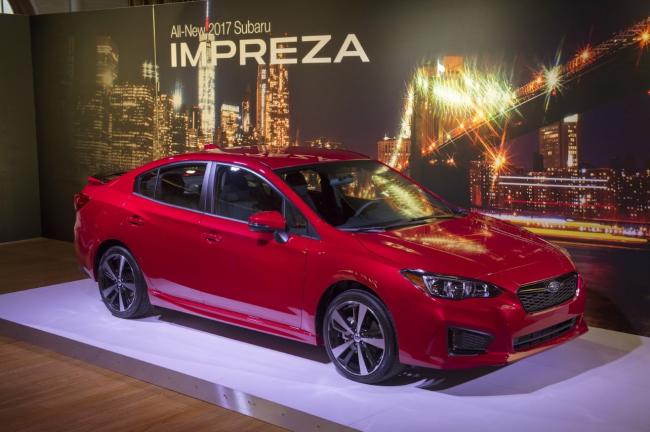 La nouvelle subaru impreza devoilee a new york 