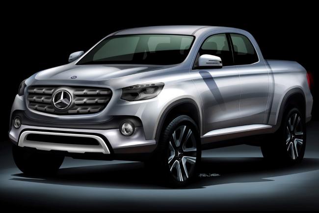 Classe x le futur pick up mercedes devoile au mondial de paris 