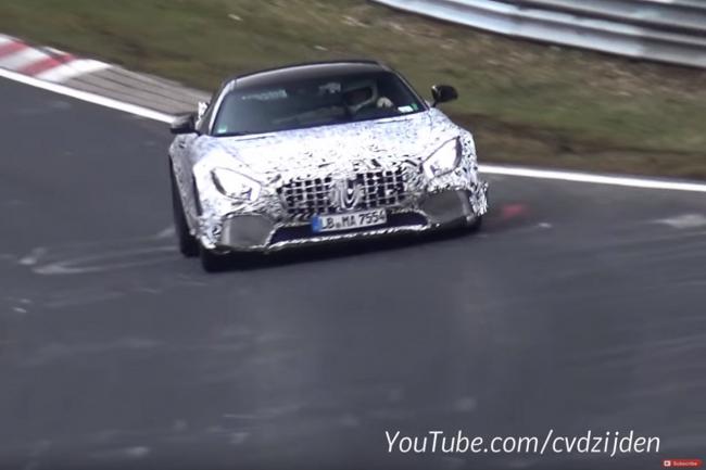 Video la future mercedes amg gt r s eclate sur le ring 