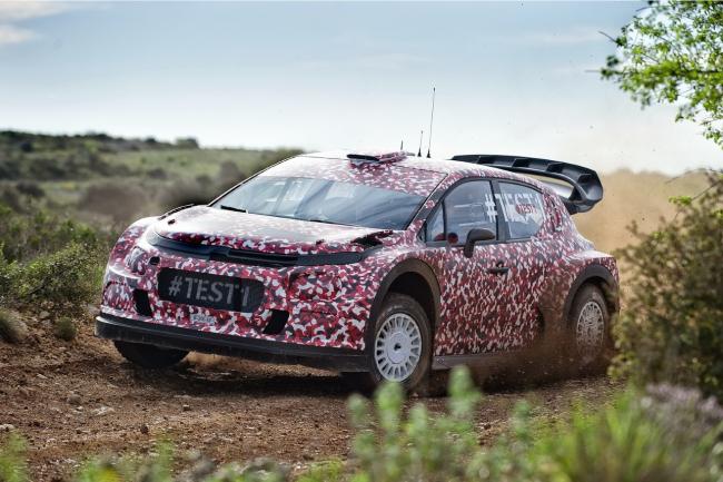 La nouvelle citroen c3 2016 camouflee sous sa version wrc 