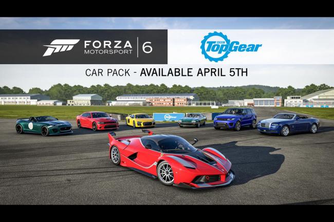 Le top gear car pack est disponible pour forza motorsport 6 