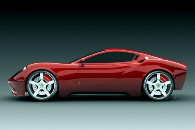 Une illustration pour la nouvelle ferrari dino 