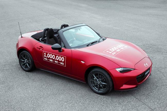 Mazda mx 5 un million d exemplaires pour le roadster 