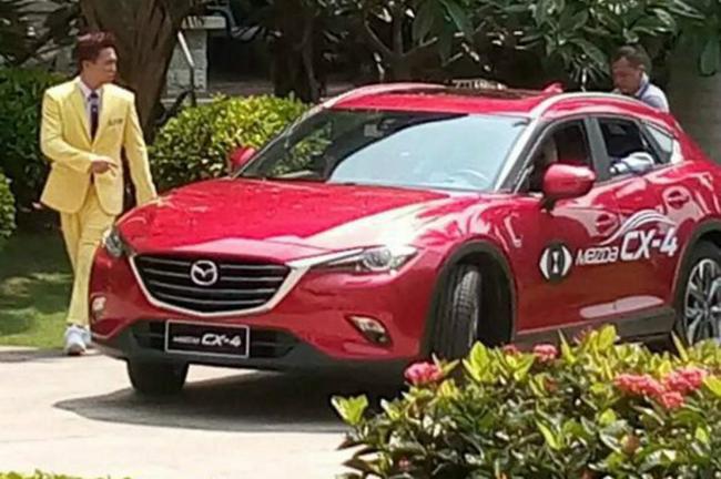 Spyshots le mazda cx 4 a decouvert 