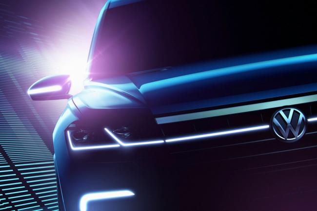 Volkswagen un teaser pour le suv hybride du salon de pekin 