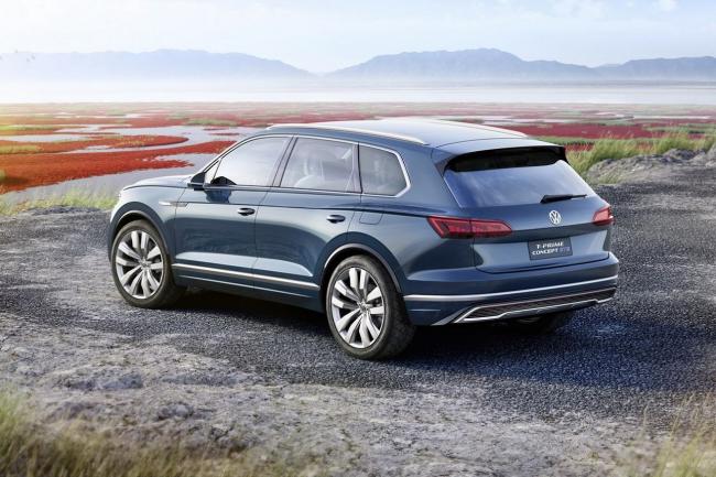 Volkswagen t prime concept gte le nouveau touareg se montre a pekin 