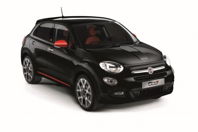 Les fiat 500 500x et 500l en serie speciale rosso amore edizion 