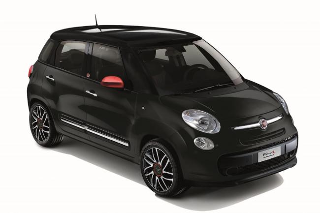 Les fiat 500 500x et 500l en serie speciale rosso amore edizion 