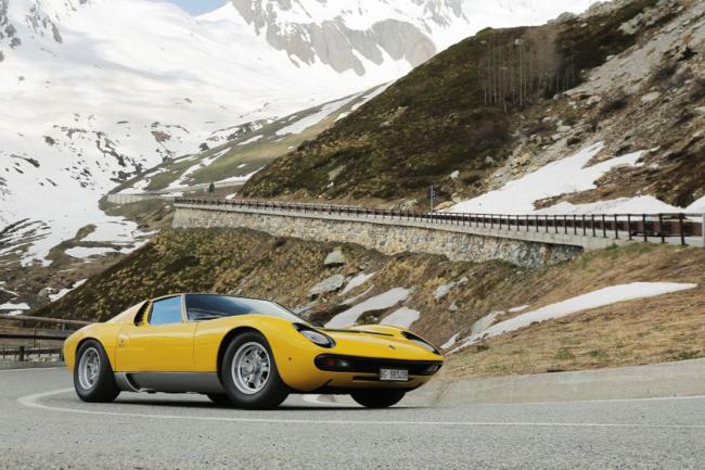 Lamborghini miura un remake d italian job pour son anniversaire 