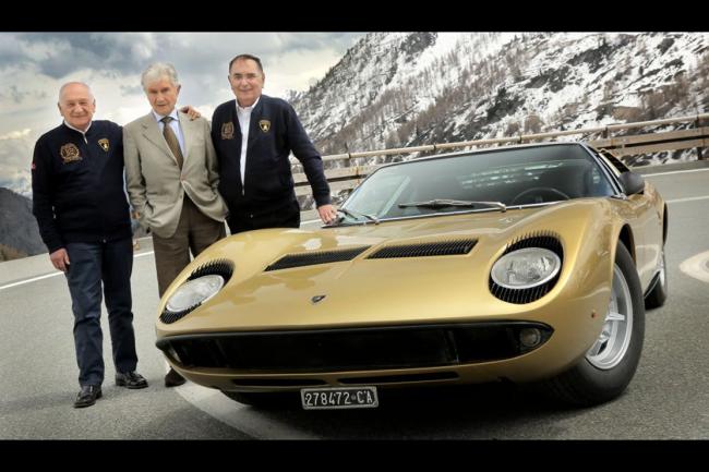 Lamborghini miura un remake d italian job pour son anniversaire 