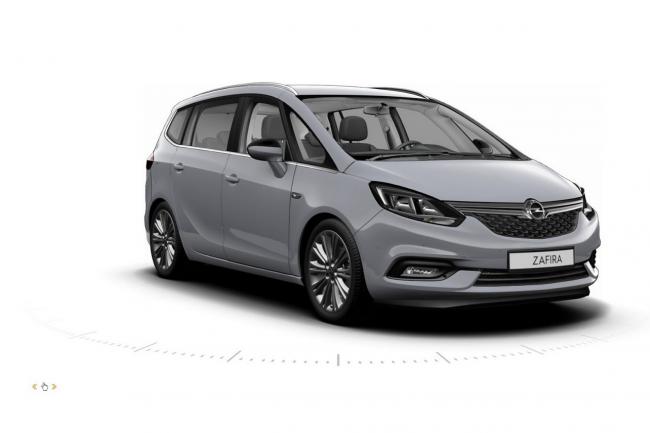 Premieres photos de l opel zafira 2016 restyle 