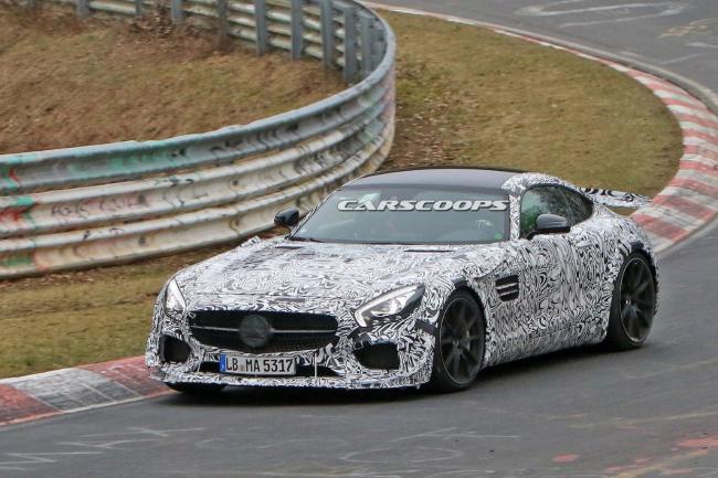 Spyshot la mercedes amg gt r s echauffe au nurburgring 