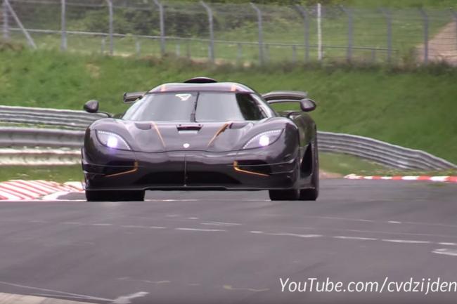 Video la koenigsegg one 1 s attaque au record du nurburgring 