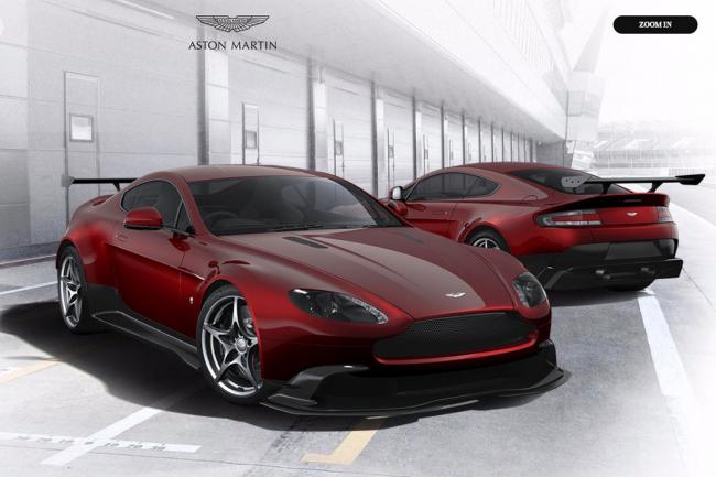 Aston martin gt8 le configurateur en ligne 