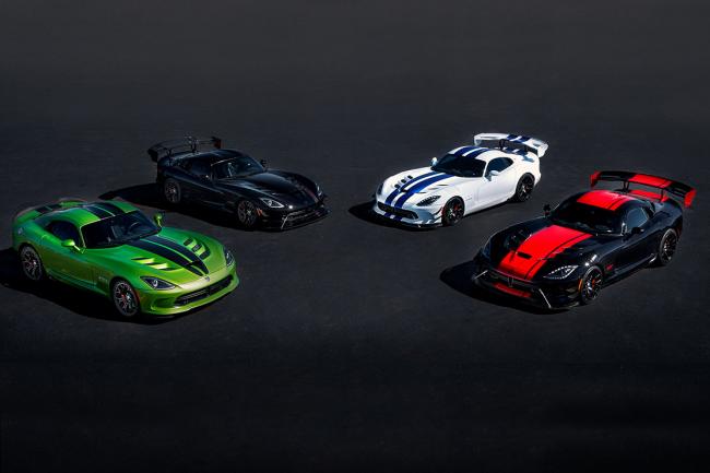 Dodge viper cinq series limitees pour sa derniere annee de production 