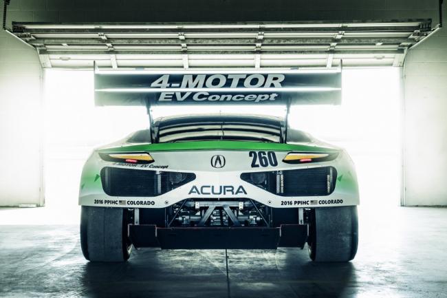 La honda nsx en version electrique a pikes peak 