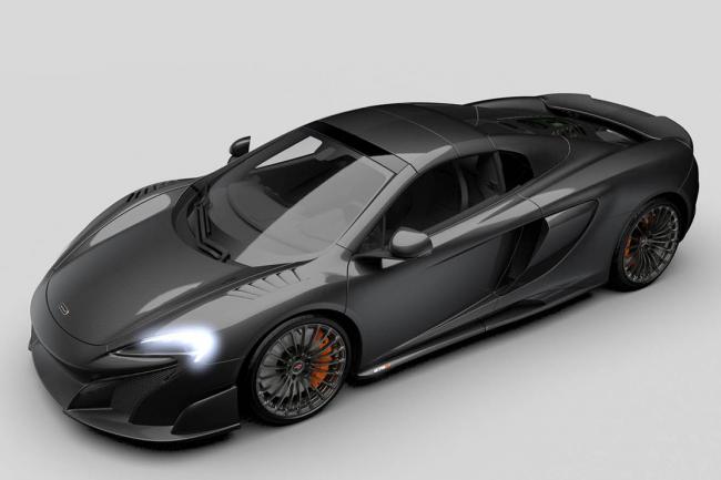 Mclaren 675lt spider tout en carbone avec le departement mso 