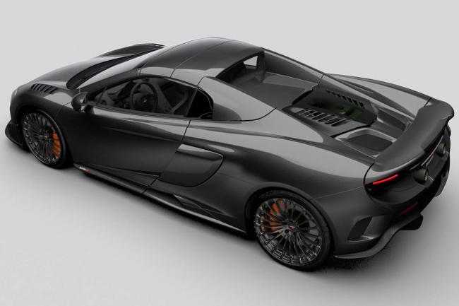 Mclaren 675lt spider tout en carbone avec le departement mso 