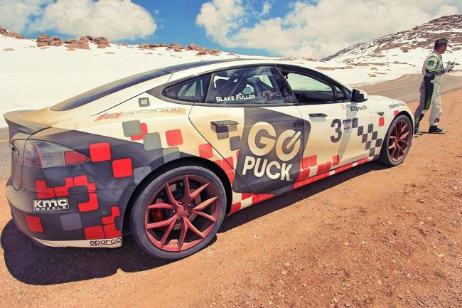 La Tesla Model S signe un chrono record à Pikes Peak