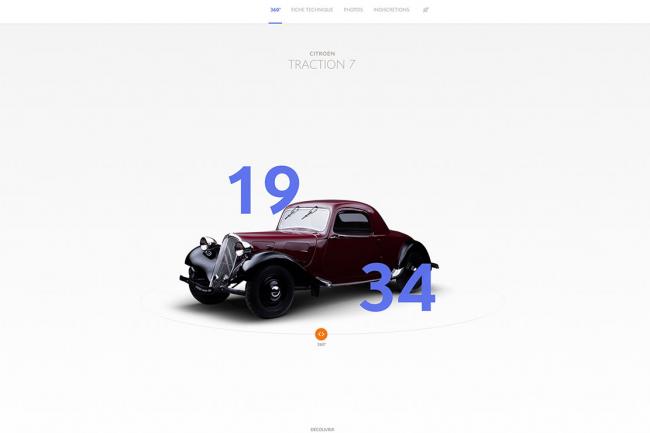 Citroen origins le site interactif qui revisite le passe de la marque 