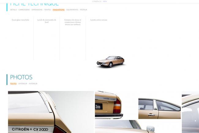 Citroen origins le site interactif qui revisite le passe de la marque 