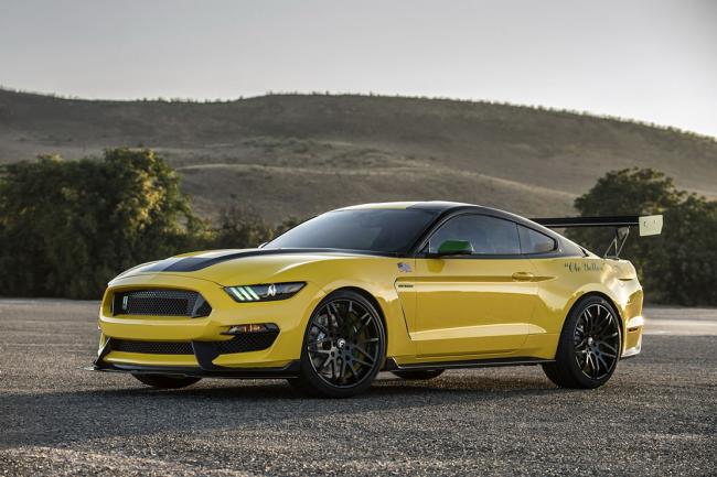 Ford mustang shelby gt350 ole yeller pour la bonne cause 