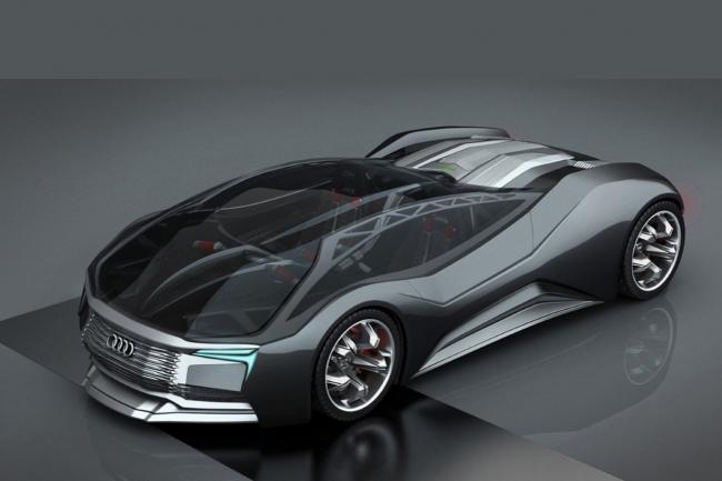 Audi f tron quattro concept la supercar audi du futur en illustrations 