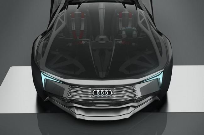 Audi f tron quattro concept la supercar audi du futur en illustrations 