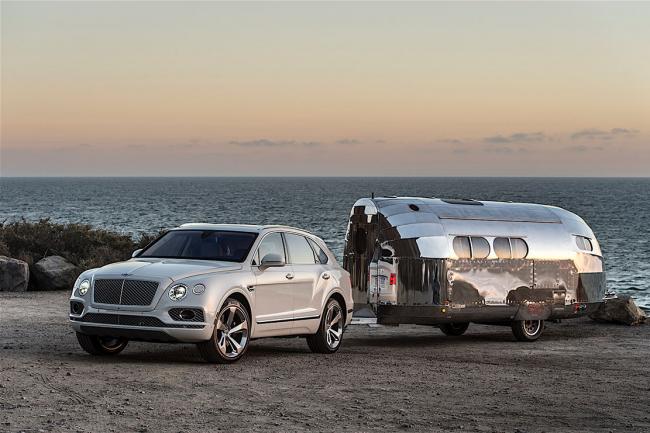 Bentley bentayga un attache remorque pour un camping de luxe 