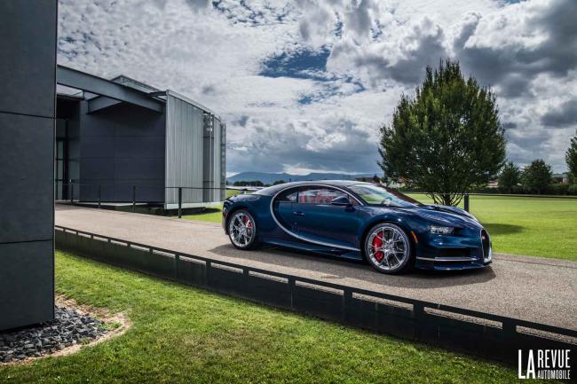 La bugatti chiron fait le show au monterey car week 2016 