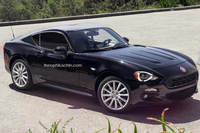 Fiat 124 une version coupe dans les cartins 