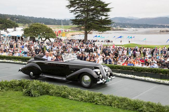 Pebble beach une lancia astura pinin farina de 1936 remporte le best of show 