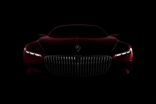 Le vision mercedes maybach 6 montre le bout de sa calandre 