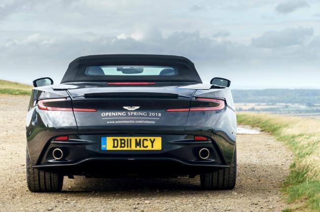 Aston martin db11 volante les premiers cliches devoiles 