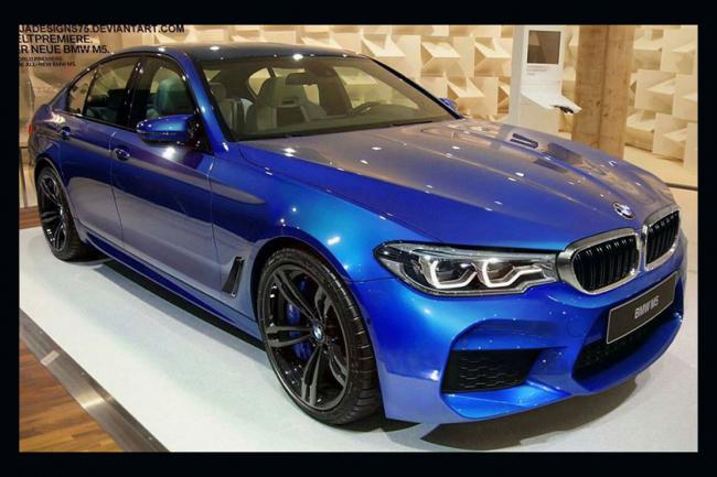 La bmw m5 g30 se montre en avance 