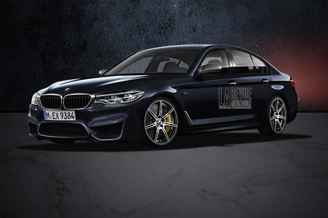 La bmw m5 g30 se montre en avance 