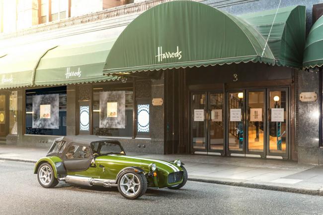 Caterham seven 420 s harrods le sur mesure anglais 