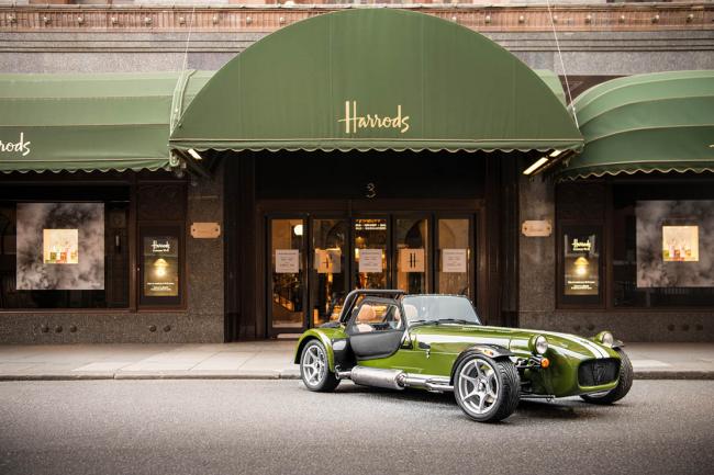 Caterham seven 420 s harrods le sur mesure anglais 