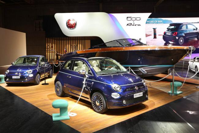 Fiat 500 riva tender to paris seulement cinquante exemplaires en france 