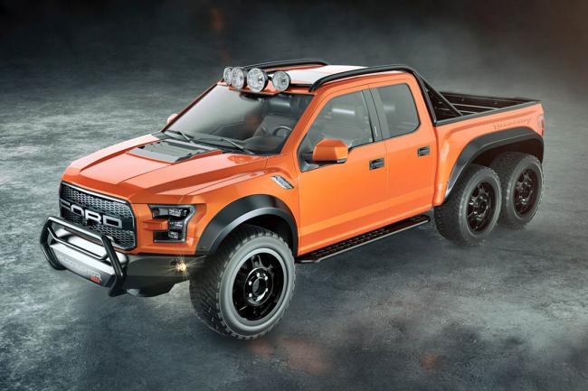 Hennessey f150 velociraptor 6x6 le monstre sorti du baja 1000 