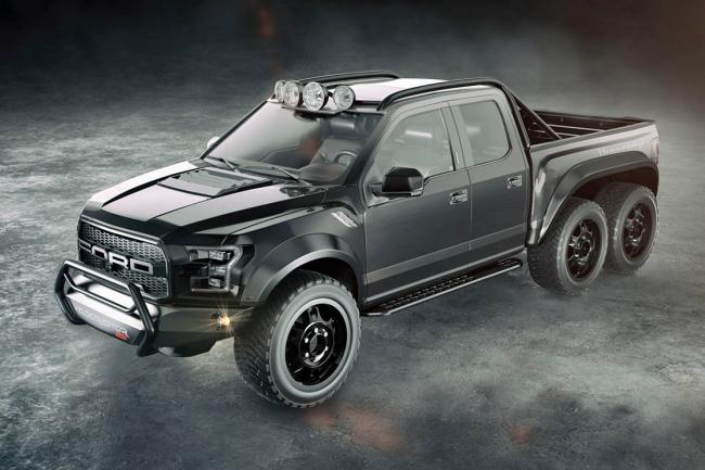 Hennessey f150 velociraptor 6x6 le monstre sorti du baja 1000 